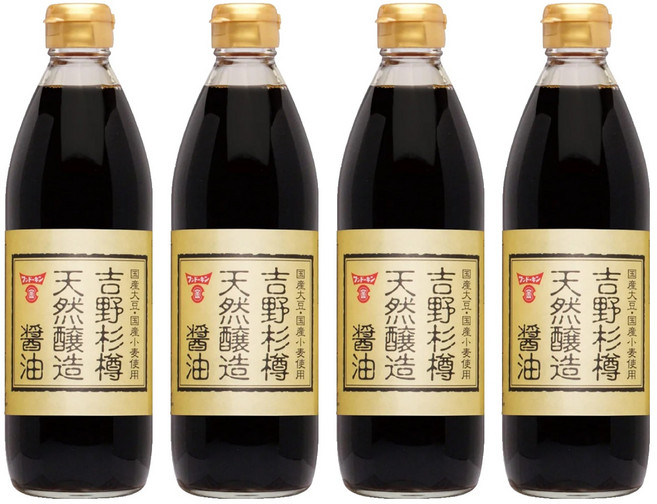 FUNDOKIN 野杉樽醸造醤油 日本大分縣產, 500ml, 4瓶