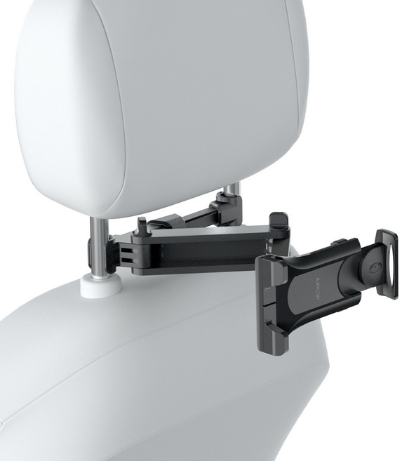 주파집 헤드레스트 스트레치형 차량용 거치대, 1개, 블랙