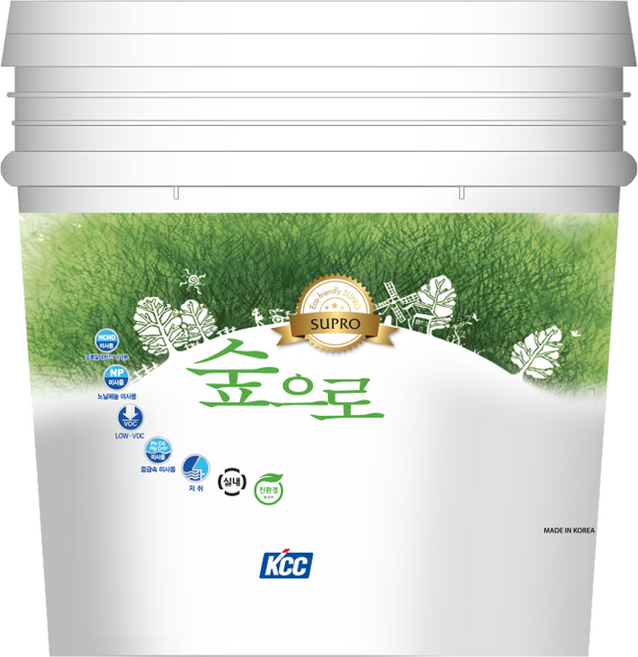 KCC 숲으로 광택 플러스 내부용 무광, 투명, 4L, 1개