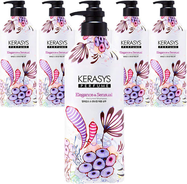 케라시스 퍼퓸 샴푸 엘레강스 앤 센슈얼, 980ml, 6개