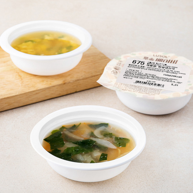 루솔 6단계 후기반찬 해물국 세트 (냉장), 450g, 1세트