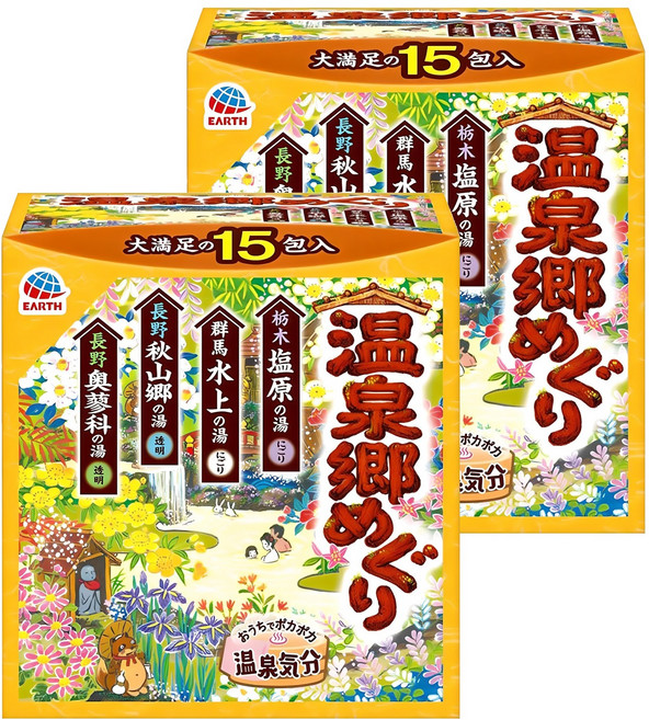 바스로망 온천기행 4계절 입욕제 4종 세트, 450g, 2개