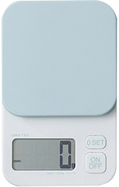 드레텍 전자저울, 1kg, 파스텔 블루, KS-154BL