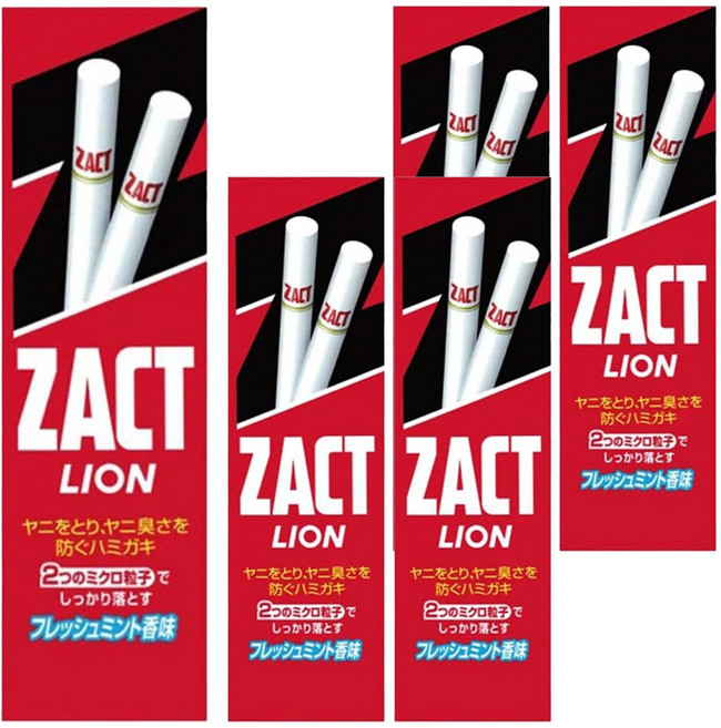 LION 獅王 ZACT 台灣公司貨 漬脫牙膏 煙垢剋星
