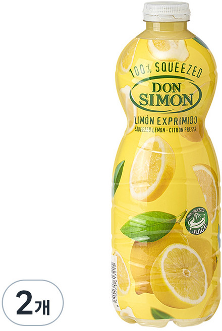 돈시몬 NFC 레몬즙, 1L, 2개