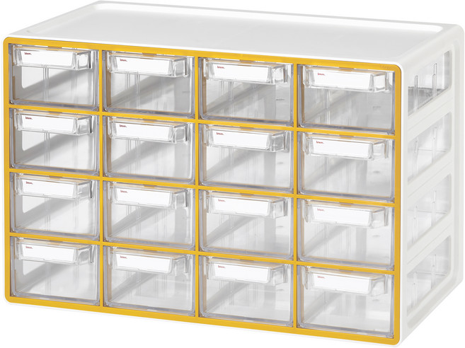 리템 시스템 UP 멀티박스 중형, 옐로우, 16단