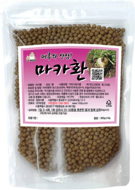 백장생 마카환, 1개, 300g