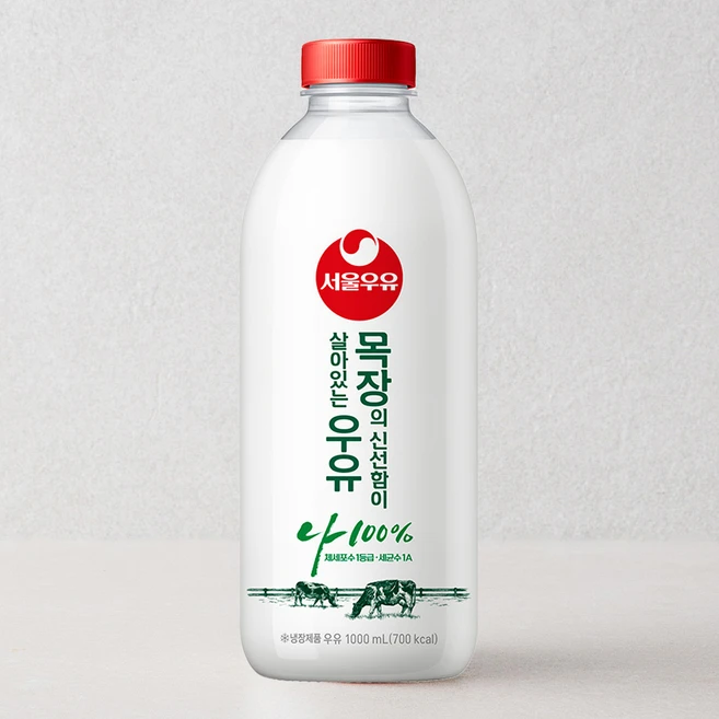 서울우유 목장의 신선함이 살아있는 우유, 1L, 1개 - 쿠팡