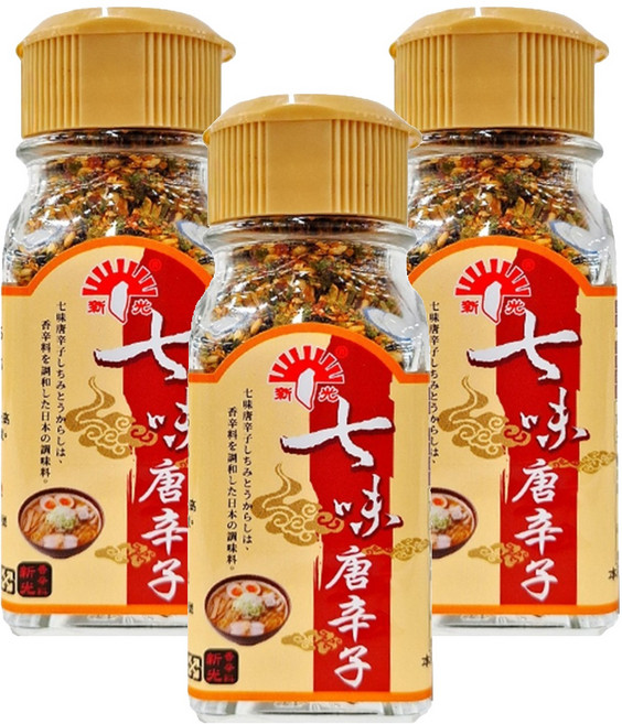 新光洋菜 七味唐辛子, 30g, 3罐