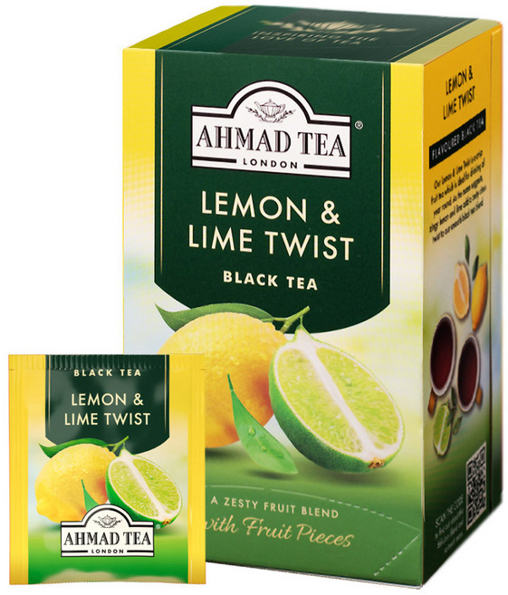 아마드티 레몬 앤 라임 트위스트 홍차 티백, 2g, 20개입, 1개