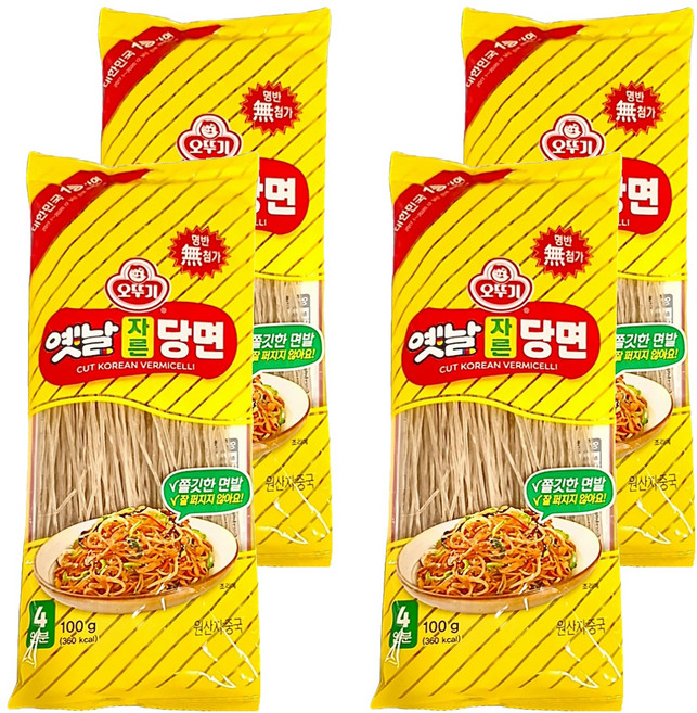 OTOKI 不倒翁 Yetnal 韓式冬粉, 100g, 4包