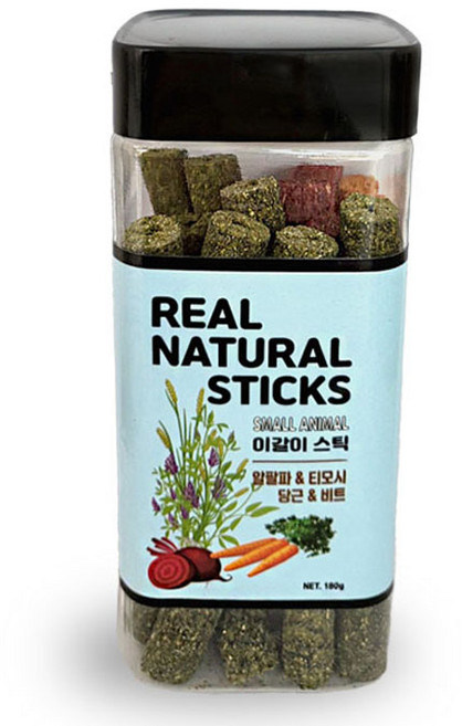 그로비타 소동물 이갈이 스틱 알파파 + 티모시 + 당근 + 비트, 1개