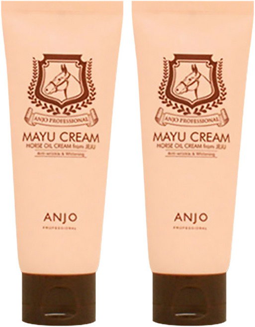 앙쥬 프로페셔널 제주산 마유크림 튜브형, 2개, 70g