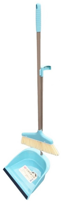 巧巧 小資族畚斗組 畚斗24.5 x 68 x 24cm + 掃把25 x 76 x 2.5cm, 顏色隨機, 1組