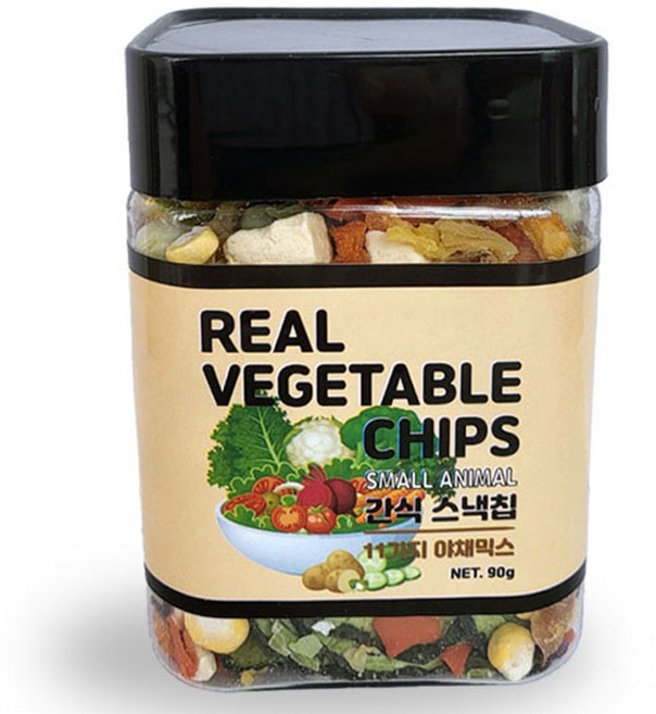 그로비타 소동물 프리미엄 야채 간식, 90g, 1개