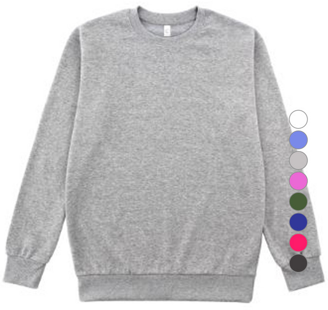 제이비패션 남녀공용 무지 맨투맨