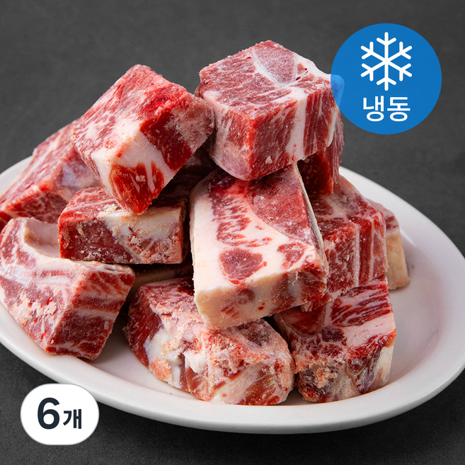 국제식품 미국산 수입우갈비 CH 갈비찜용 (냉동), 1kg, 6개