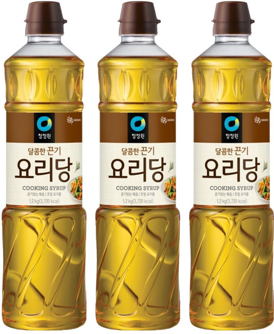 청정원 달콤한 끈기 요리당, 3개, 1.2kg