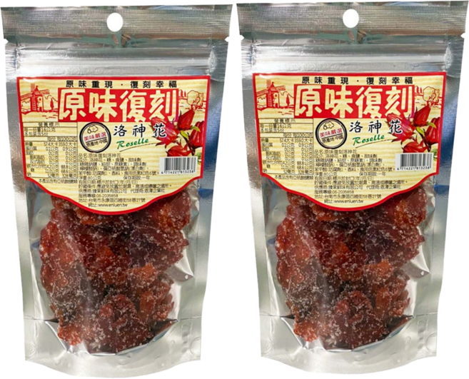 原味復刻洛神花, 80g, 2包