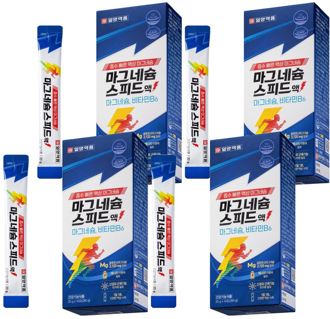 일양약품 마그네슘 스피드액 14p, 280g, 4개