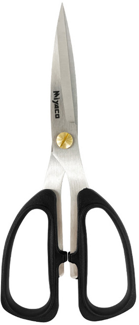 MiyAco 米雅可 輕漾廚房料理剪刀 可拆卸卡榫 不鏽鋼材質, 黑色 + 銀色, 1支