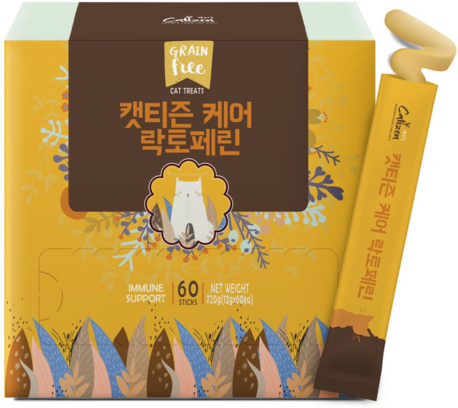 캣티즌 고양이 케어 락토페린 짜먹는 간식, 닭, 720g, 1개