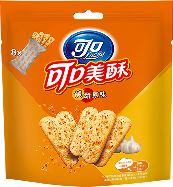可口 可口美酥 鹹甜原味量販分享包, 180g, 1袋