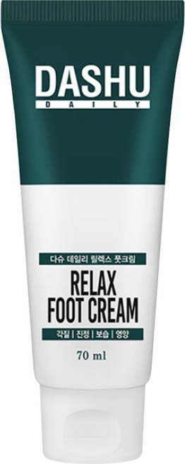 DASHU 舒緩去角質高保濕足霜, 70ml, 1入, 2條