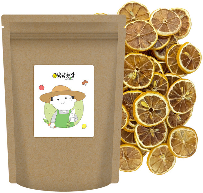 냠냠바다 냠냠농장 건강 한잔 워터 레몬 슬라이스, 1개, 50g