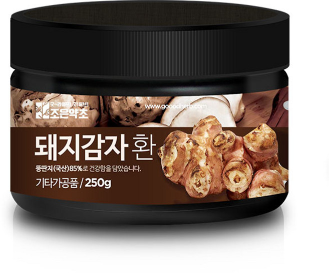 조은약초 프리미엄 돼지감자환, 1개, 250g