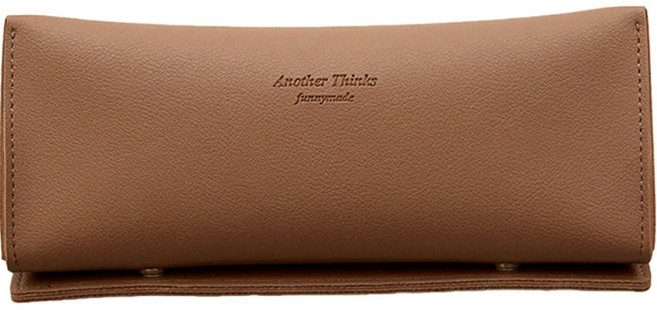 퍼니메이드 가죽 펜케이스, 머드 베이지, 1개