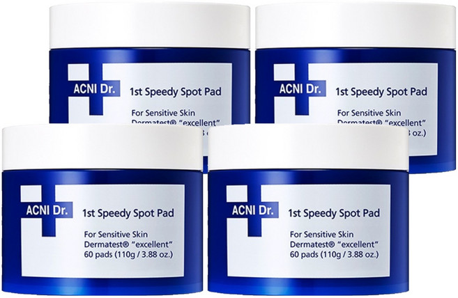 아이소이 아크니 닥터 1st 스피디 스팟 패드, 60개입, 4개