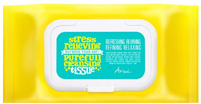 AriuL 艾藜兒 官方直營 淨膚保濕卸妝潔顏濕巾, 80張, 1包