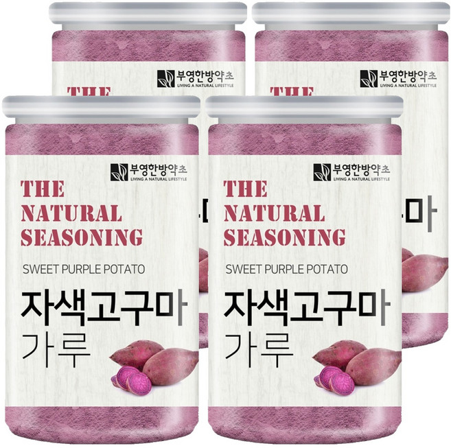 부영한방약초 자색 고구마 가루, 200g, 4개