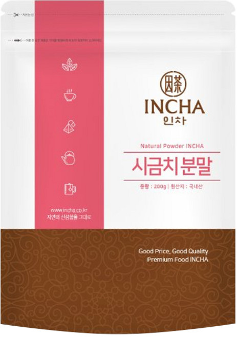 인차 시금치분말, 200g, 1개