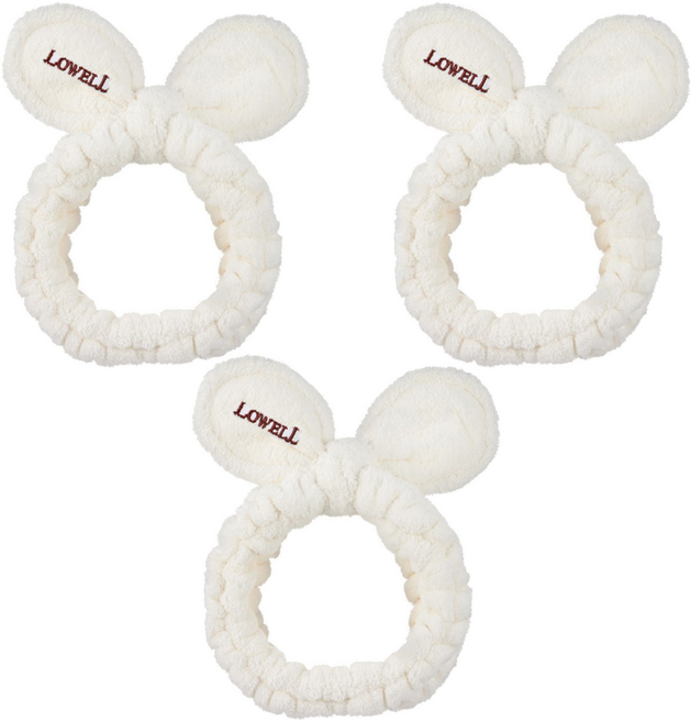 로웰 도노 세안 헤어밴드, 혼합색상, 3개