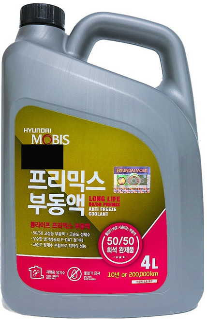 현대모비스 프리믹스 부동액, 1개, 4L