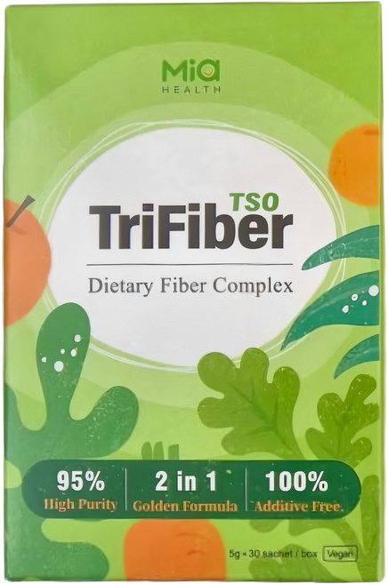 Mia 米雅 三纖多 TSO 綜合膳食纖維粉 隨身包, 30包, 5g, 1盒