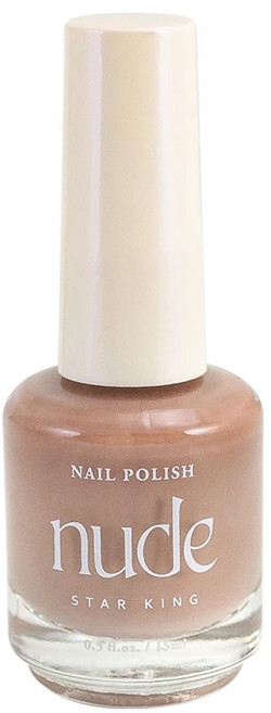 STAR KING 星之冠 nude 法式漫步指甲油, 肉桂捲, 15ml, 1瓶