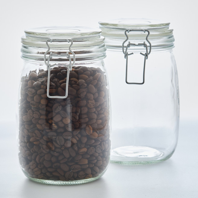 코멧 홈 메탈 클립 글라스자, 2개, 1L