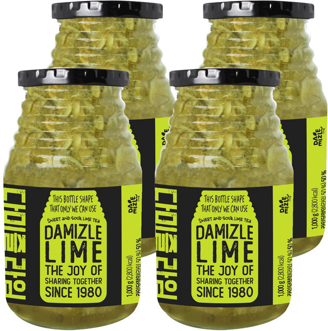 다미즐 라임차, 1kg, 4개, 1kg, 1개입