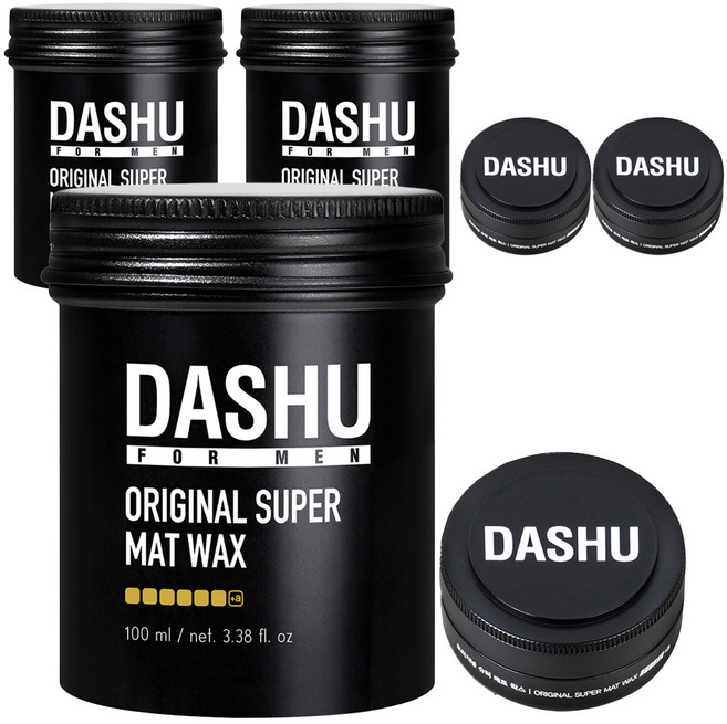 DASHU 男性經典霧面定型髮蠟, 115ml, 3組