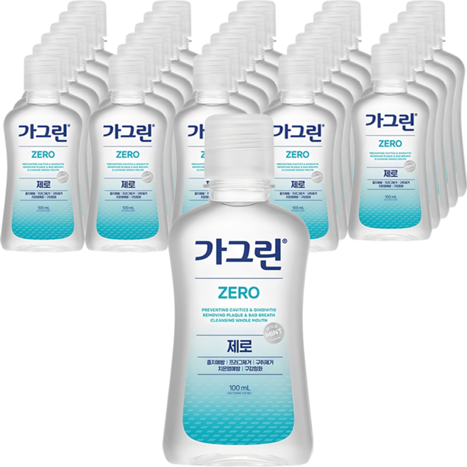 가그린 제로 구강청결제, 100ml, 50개