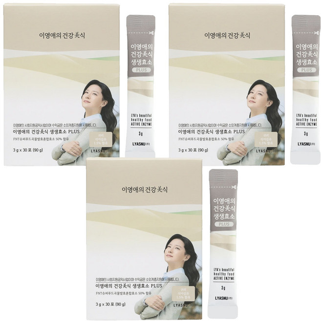 이영애의건강미식 생생효소 플러스, 90g, 3개