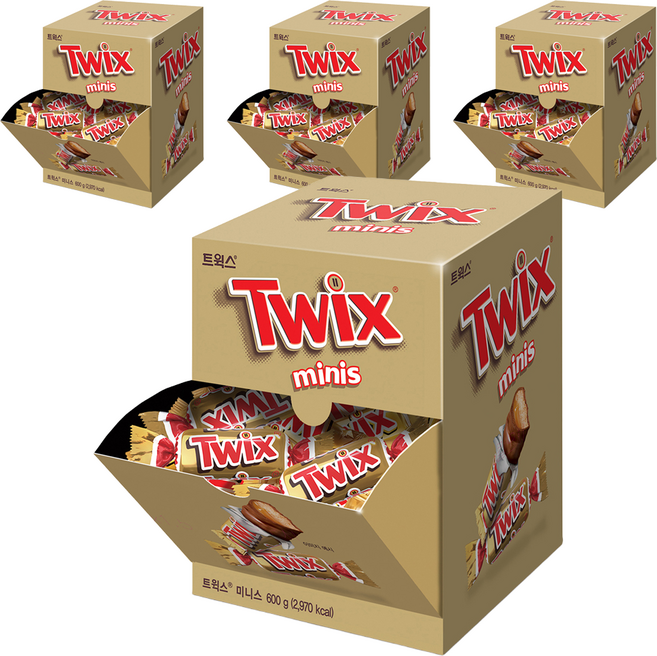 트윅스 미니스 픽앤믹스, 600g, 4개