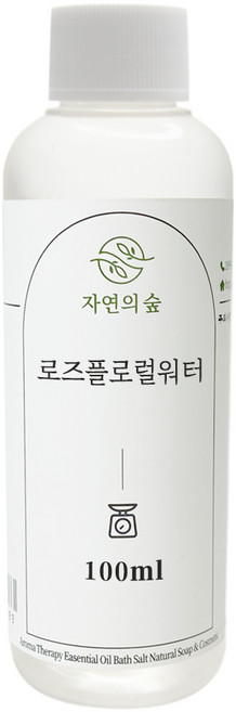 자연의숲 로즈플로럴워터 화장품재료 100ml, 1개