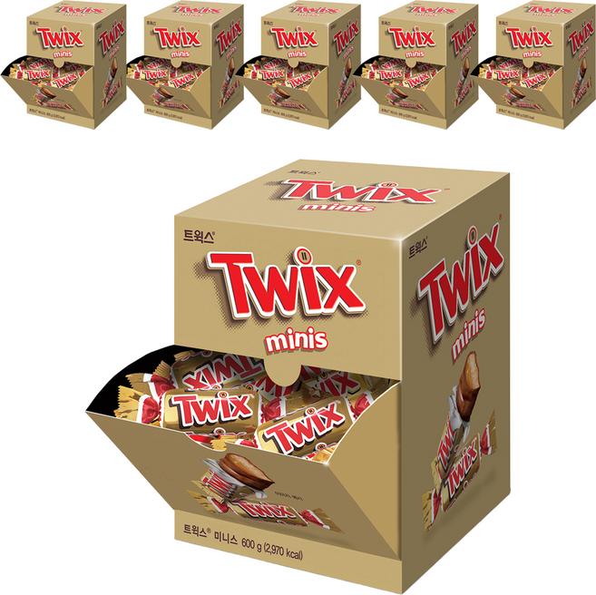 트윅스 미니스 픽앤믹스, 600g, 6개
