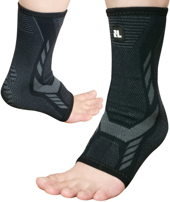 노멀라이프 고탄력 발목 보호대 좌우 세트, 1세트