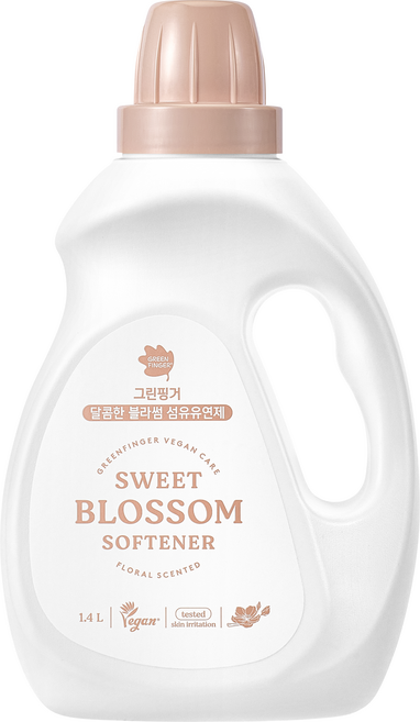 그린핑거 섬유유연제 플로럴 달콤한 블라썸 본품, 1.4L, 1개
