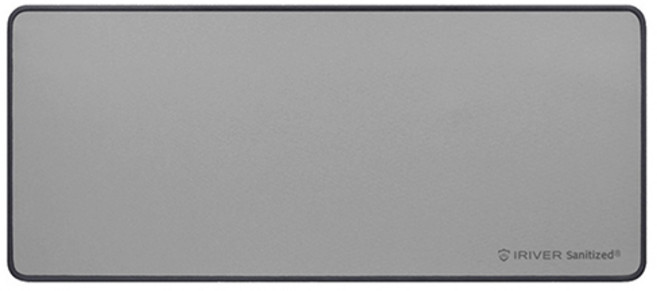 아이리버 항균 대형 게이밍 데스크 장패드 Medic-SGP800, 애쉬 그레이, 1개